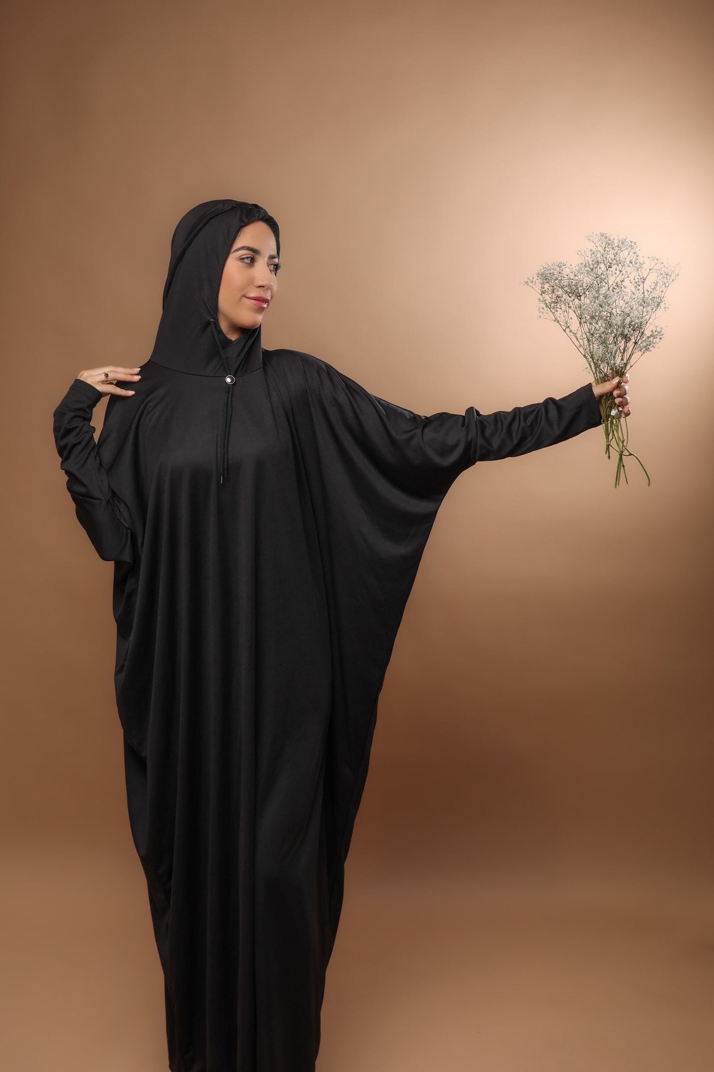 ABAYA TO GO - schwarz / Gebetskleid Einteiler / handmade Prayergown