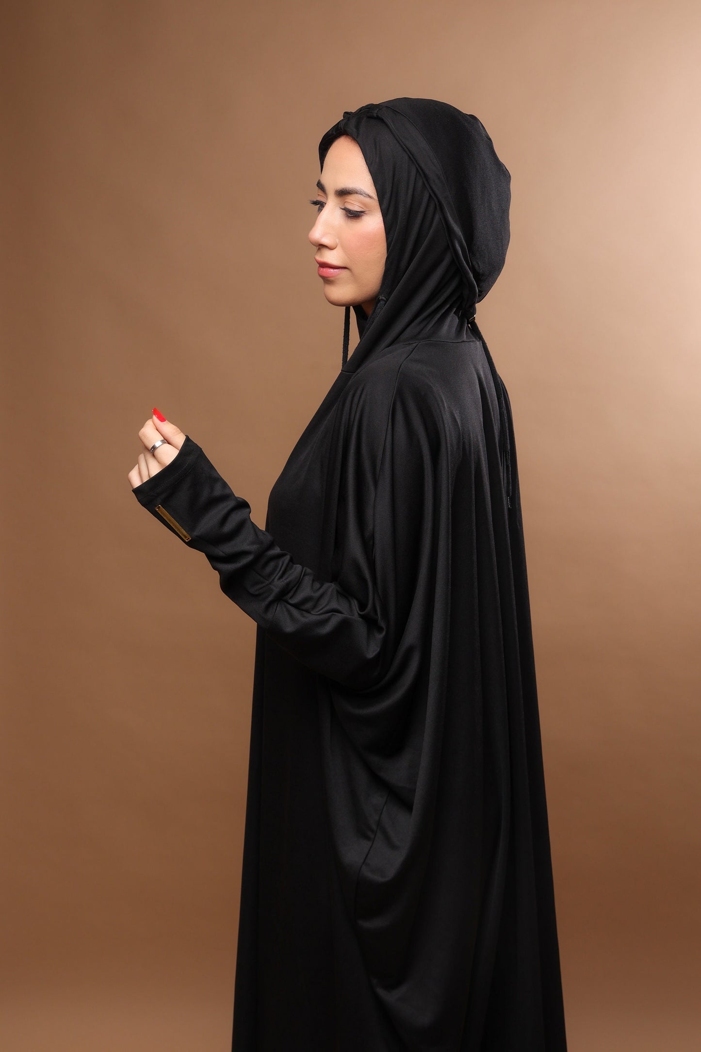ABAYA TO GO - schwarz / Gebetskleid Einteiler / handmade Prayergown