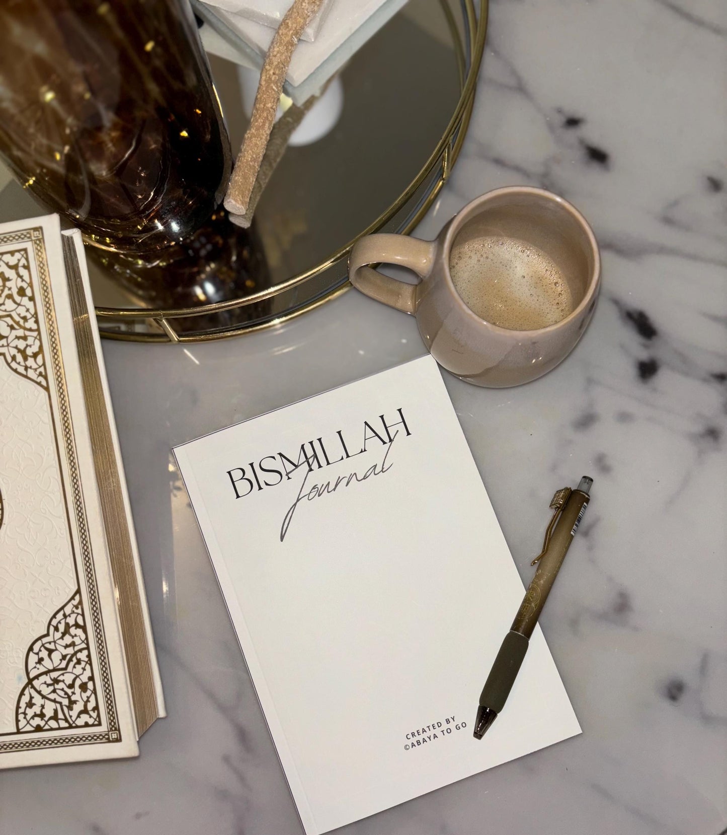 BISMILLAH Journal - muslimischer Journal Tagebuch Islam Planner (undatiert)