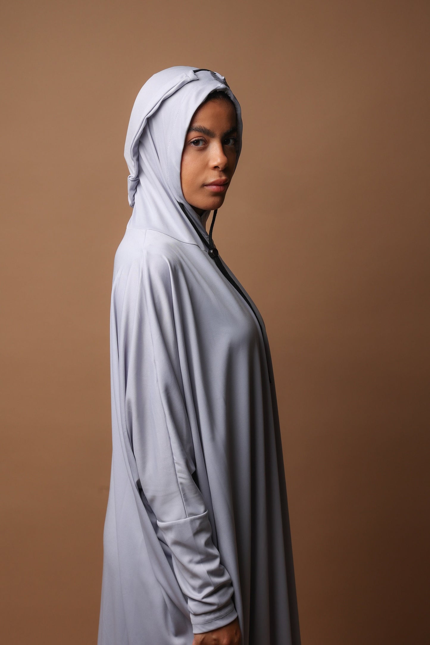 ABAYA TO GO - grau / Gebetskleid Einteiler / handmade Prayergown